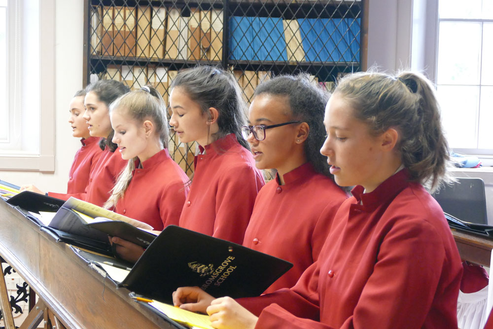 Chamber Choir sing Evensong at Hereford Cathedral, 12th October 2016